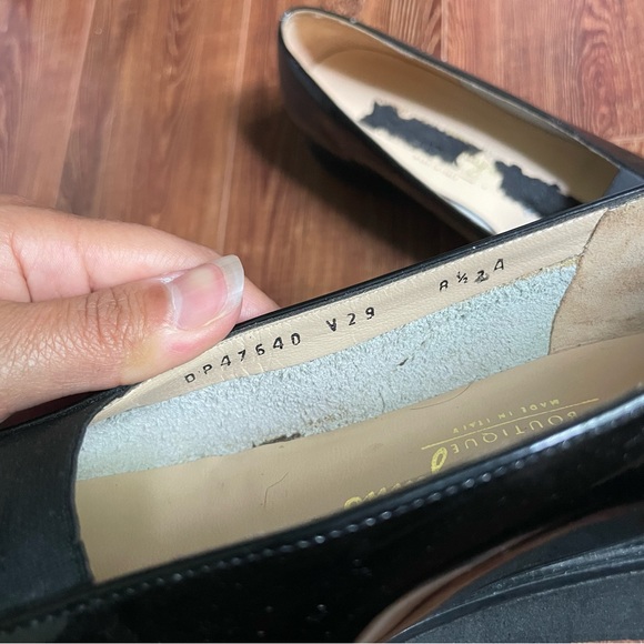 Salvatore Ferragamo women’s loafers size 8 1/2 black, vintage (8.5) - Picture 4 of 6